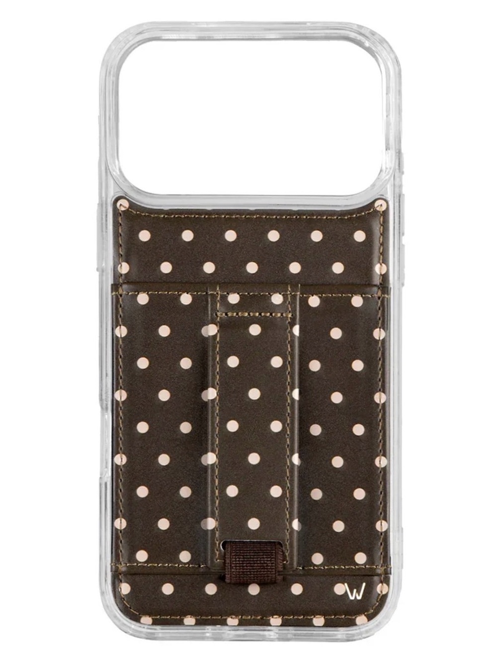 Walli IPhone 17 Pro Max Cocoa Dot Case